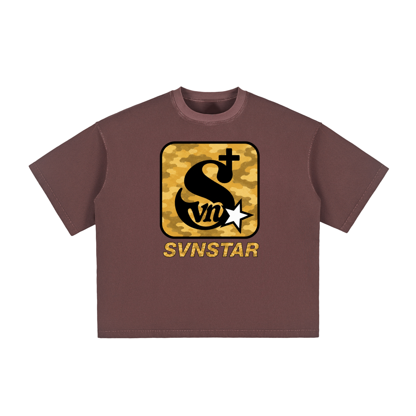 Vintage Washed SVNSTAR Boxy Tee