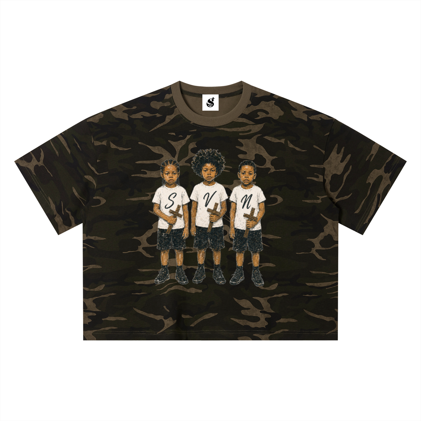 Camo “SVN” Boxy Tee